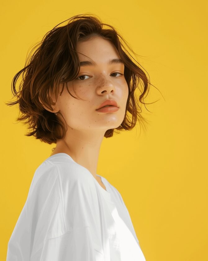 Arctic Edge Oversized Tee - (White)