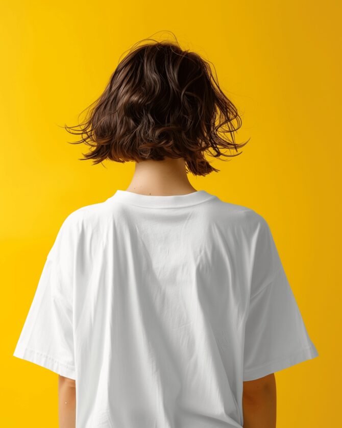 Arctic Edge Oversized Tee - (White)