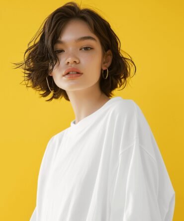 Arctic Edge Oversized Tee - (White)